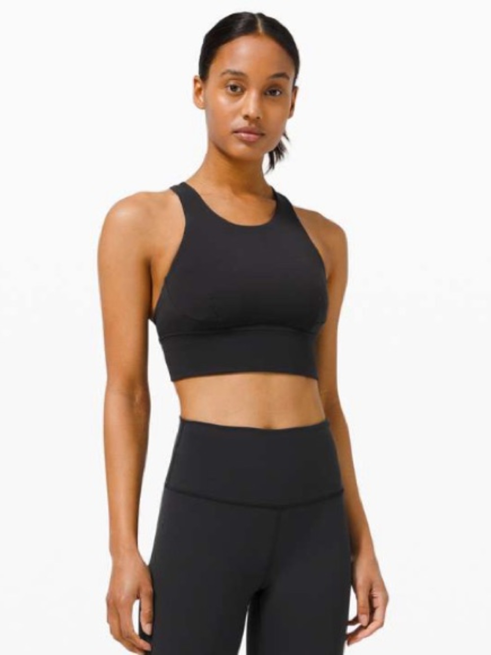 Lululemon Wunder Train Long-Line Bra *Medium Support, C/D Cups Black